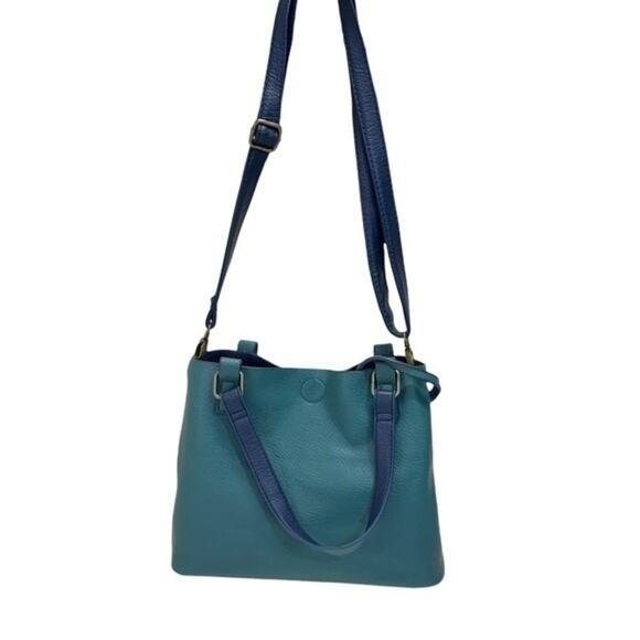 G.H. Bass & Co. Vegan Leather Purse and Zipper pouch reversible 90s bag - Picture 12 of 16